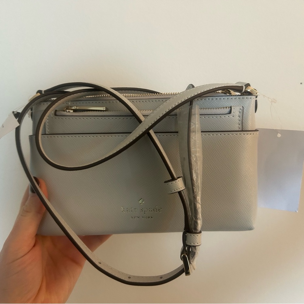 Kate Spade Light Gray Crossbody Bag